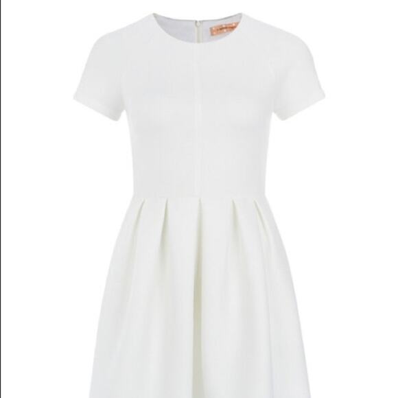 Traffic People Dress White Fit & Flare - Picture 2 of 7